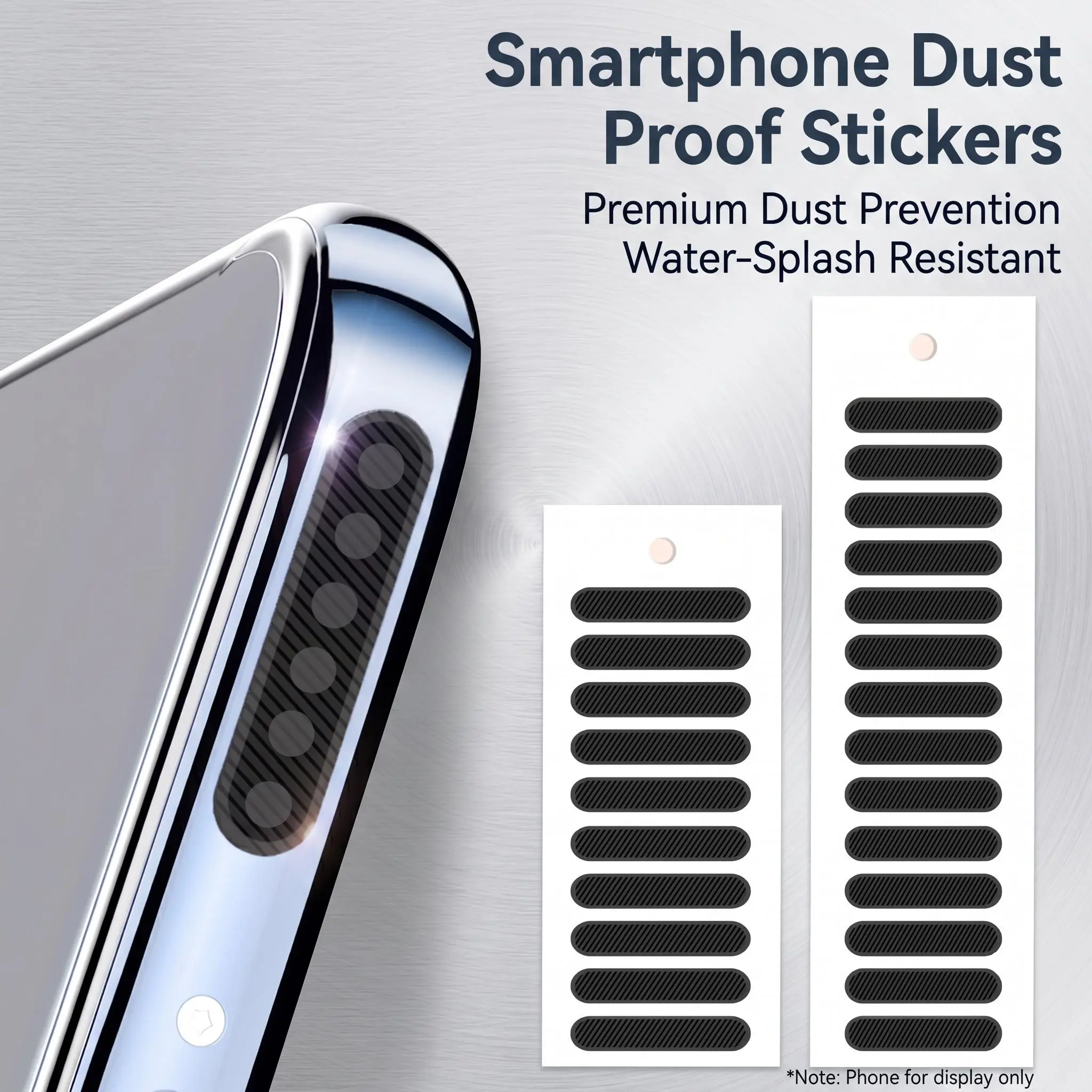 40pcs Universal Smartphone Speaker Dustproof Mesh Covers Audio Clarity Enhancing Easy to Apply Ideal Gift for Any Occasion Without Battery-YY1