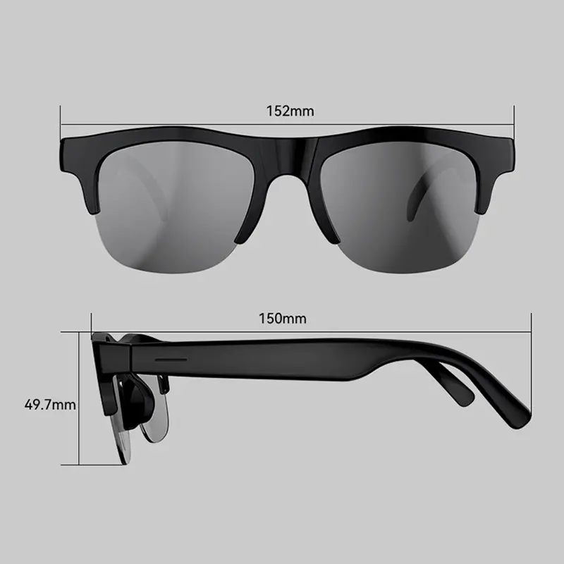 Smart Glasses 4K Remote Control Touch Photo Camera Recording Translator Voice Assistant Wireless Bluetooth Eyewear sunglass