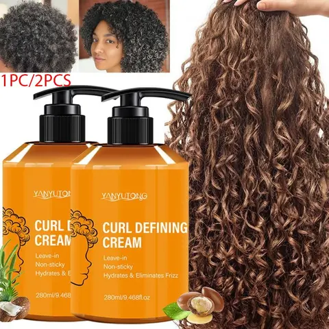 Wave Enhancing Hair Balm, Cream, Curly Haircare, Hair Products, Moisturizing & Smooth Texture, Hydrating, Contains Jojoba Oil & Shea Butter, for Wavy Curls, No Alcohol/aerosol