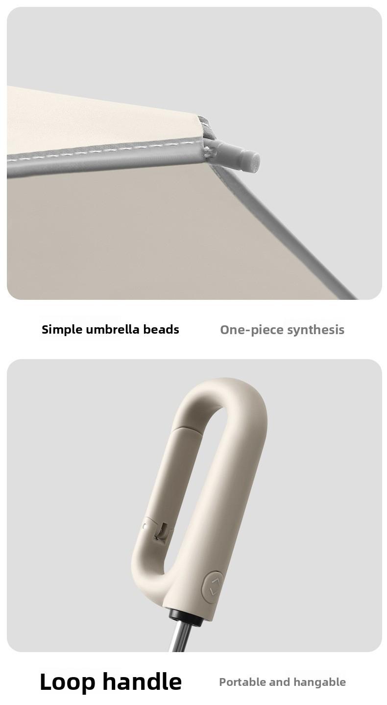 Business Automatic Umbrella - Solid Color, Large Size Windproof Umbrella with Ring Buckle, Reinforced & Durable