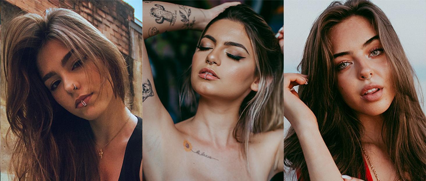 YADOCA 20 Pcs Tragus Cartilage Forward Helix Stud Earrings for Women Men Monroe Labret Lip Nose Studs Stainless Steel CZ Balls Heart Flower Medusa Flatback Piercings Earrings 16G