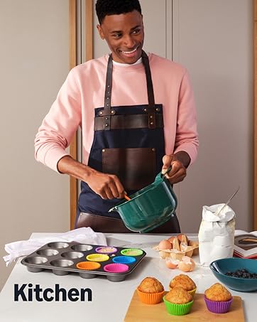 Stackable Metal Kitchen Storage Shelves for Dishes, 12.5" L x 8" D x 4.5" H, a Set of 2, White