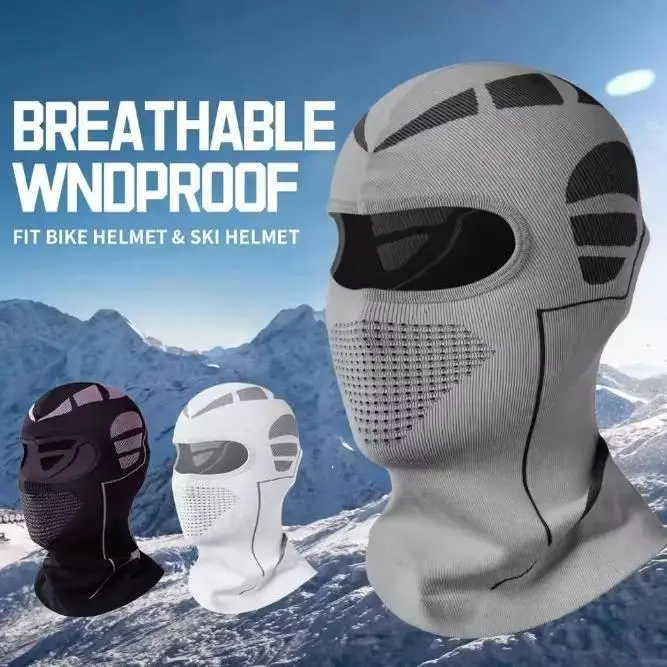 Unisex Windproof Balaclava Ski Mask, Breathable High Stretch Full Face Protective Cover, Flexible Thermal Accessory For Motorcycle Riding, Skiing And All Kinds Of Cold Weather Winter Sports