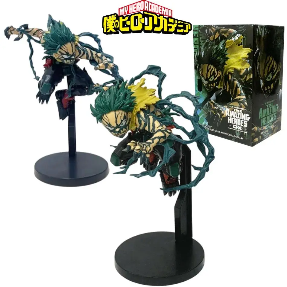 My Hero Academia Battle Version Plastic Collectible Action Figures - Izuku Midoriya & Katsuki Bakugo Models for Anime Fans, Decorative Dolls