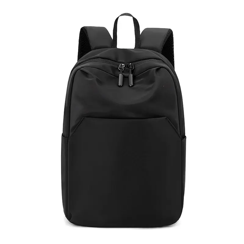 Minimalist Small Backpack for Men and Women, Lightweight Casual Daypack in Water-Repellent Smooth Nylon for Daily Use and Short Trips, Backpacks, Smooth Wrinkle-Free Fabric, Compact Multi-Compartment Backpacks