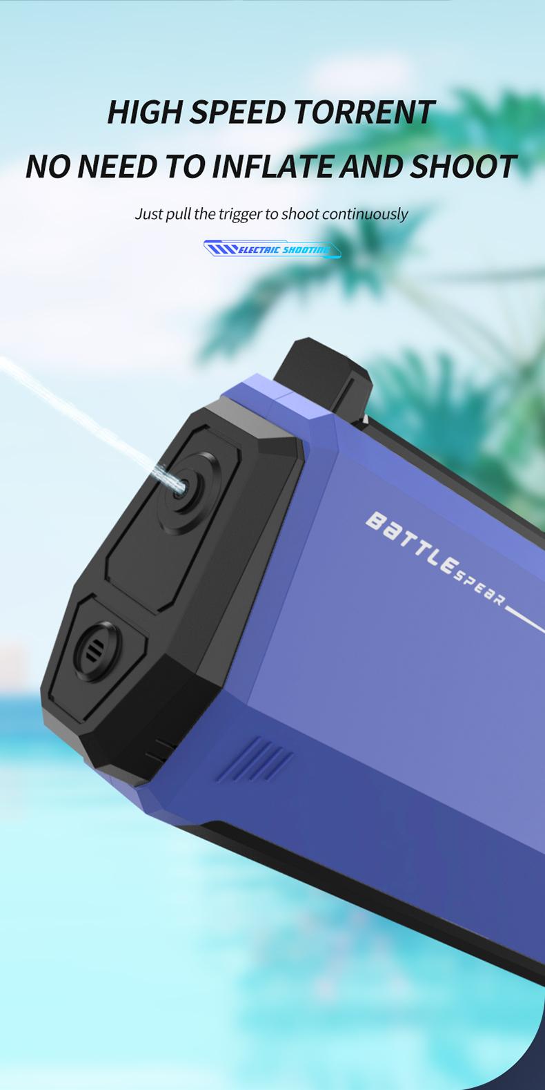 Automatically Water High Pressure Electric Water Gun Toys for Kids Summer Outdoor Pool Fight Games Children Water Toys Gift play Watergun Waterblaster