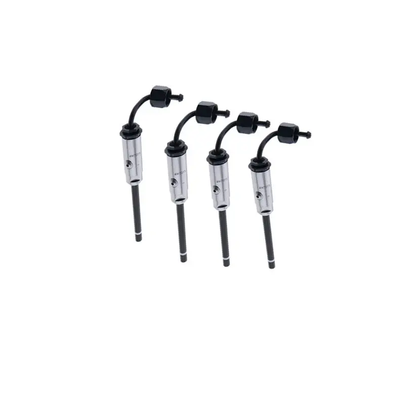 FridayParts 4Pcs Fuel Injection Pencil Nozzle 4W7015 0R3419 for Caterpillar CAT 215B E180 931B 931C 935B 935C 943 953 Engine 3204