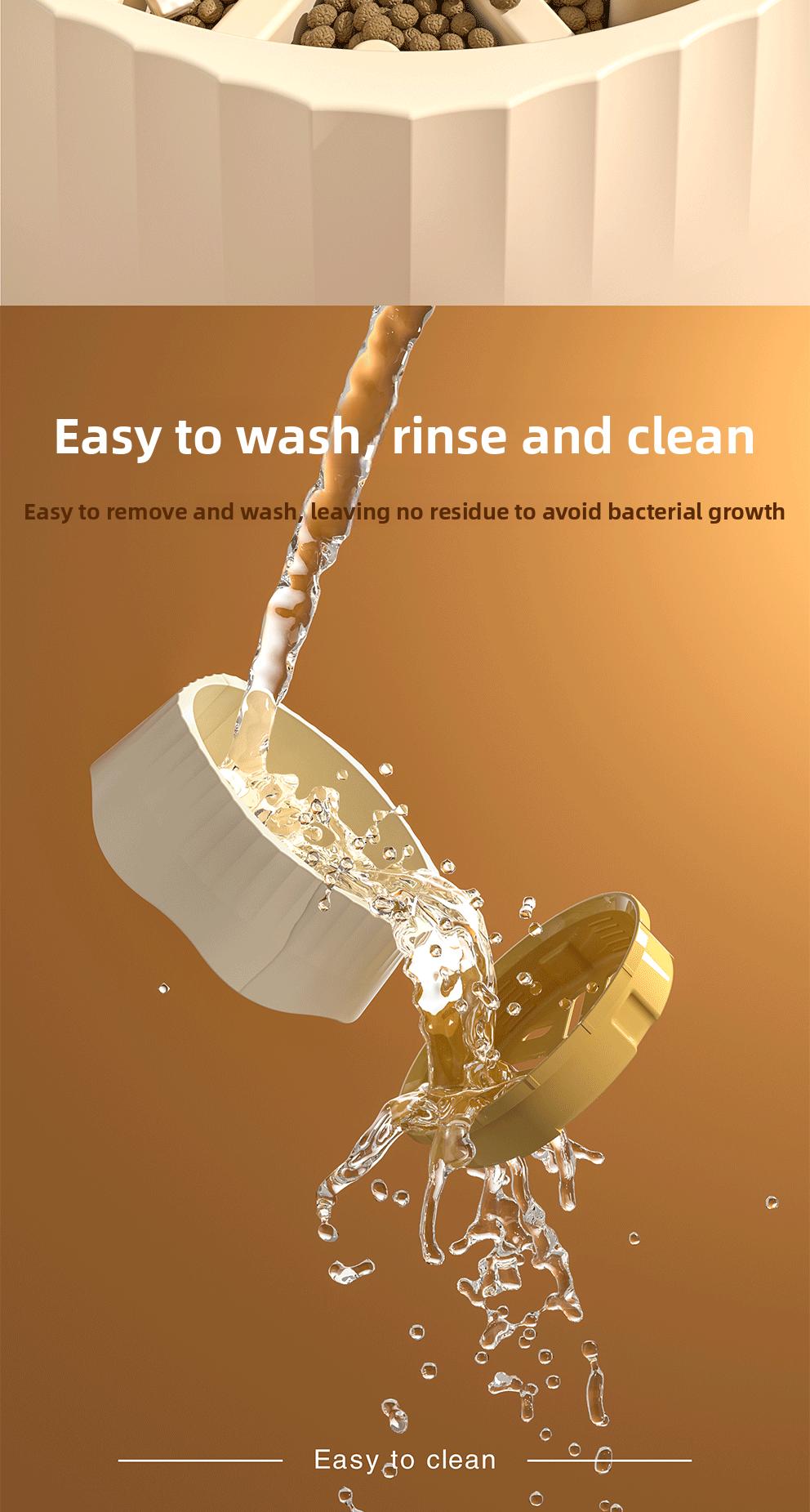 Slow Feeder Dog Bowl Cat Bowl Anti Choke Interactive Dog Bowls with Non Slip Base Anti Tip for Pet Eating Training Multiple Use