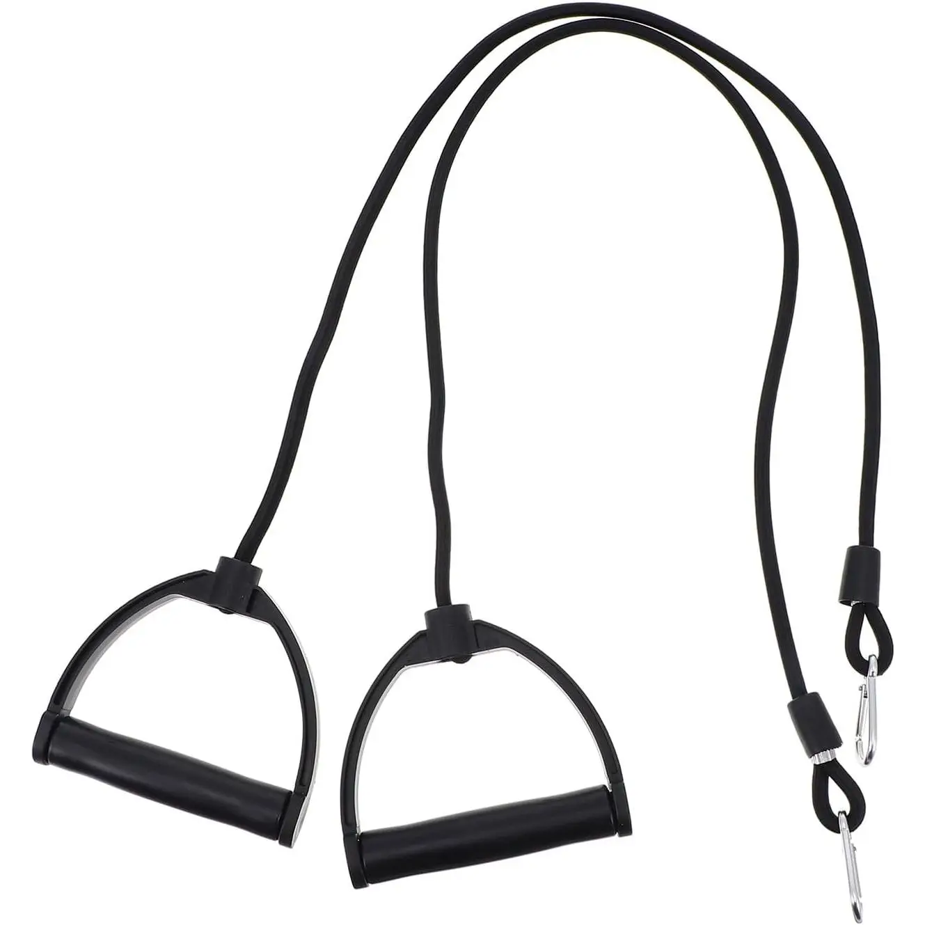 Resistance Bands: 1 Pair Stepper Resistance Band Fitness Exercise Bands with Handles Fitness Bands Pull Ropes Exercising Bands Resistance Bands for Workout Strength  at , Black
