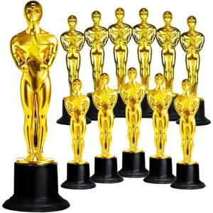12-Pack 6" Gold Award Trophy, Award Statues, Statues Trophies for Award Ceremony, Appreciation (Pack of 12)