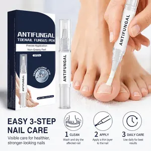 Antifungal Nail Repair Pen, 25% Undecylenic Acid Formula for Toenail & Fingernail Care, Non-Greasy Feel, 3PCS