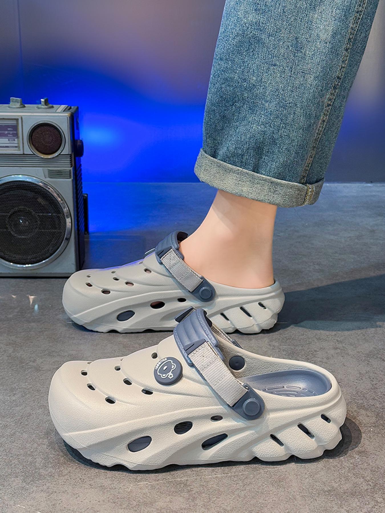 Unisex Classic Comfortable EVA Clogs, Casual Soft Cushion Breathable Hole Shoes for Beach & Daily Wear, Fashionable Shoes for Women & Men, Boy