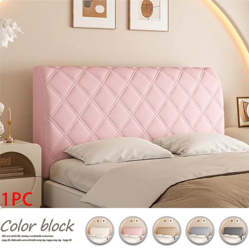 Elastic Full-Size Bed Headboard Protector, Durable Anti-Collision Dust Cover, Easy Installation, All-Season Use, Universal Fit