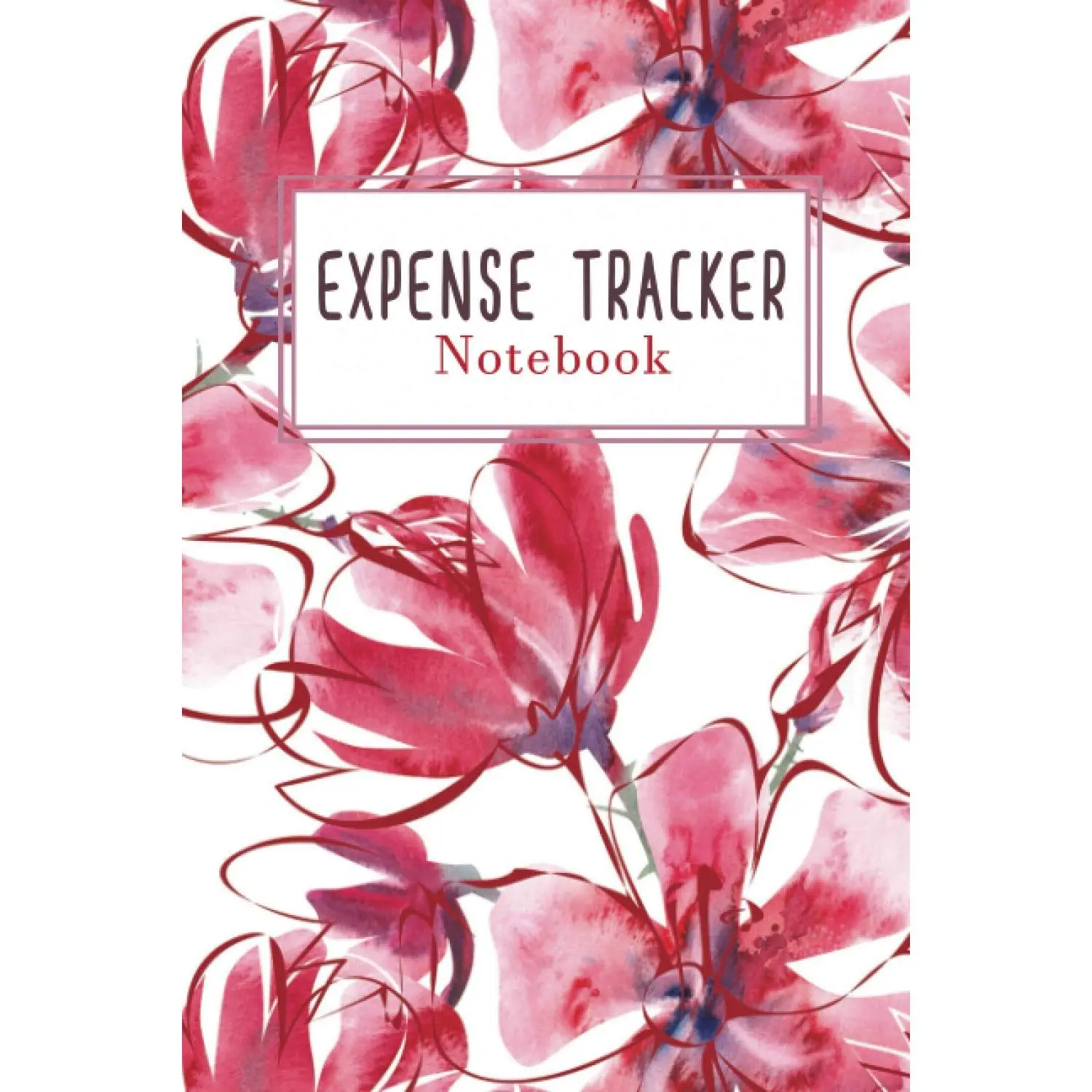 Personal Finance Tracking Paperback Book - Small Size Spending Log Notebook, 6x9 Inches, 120 Pages - Accounting Office Stationery Supplies