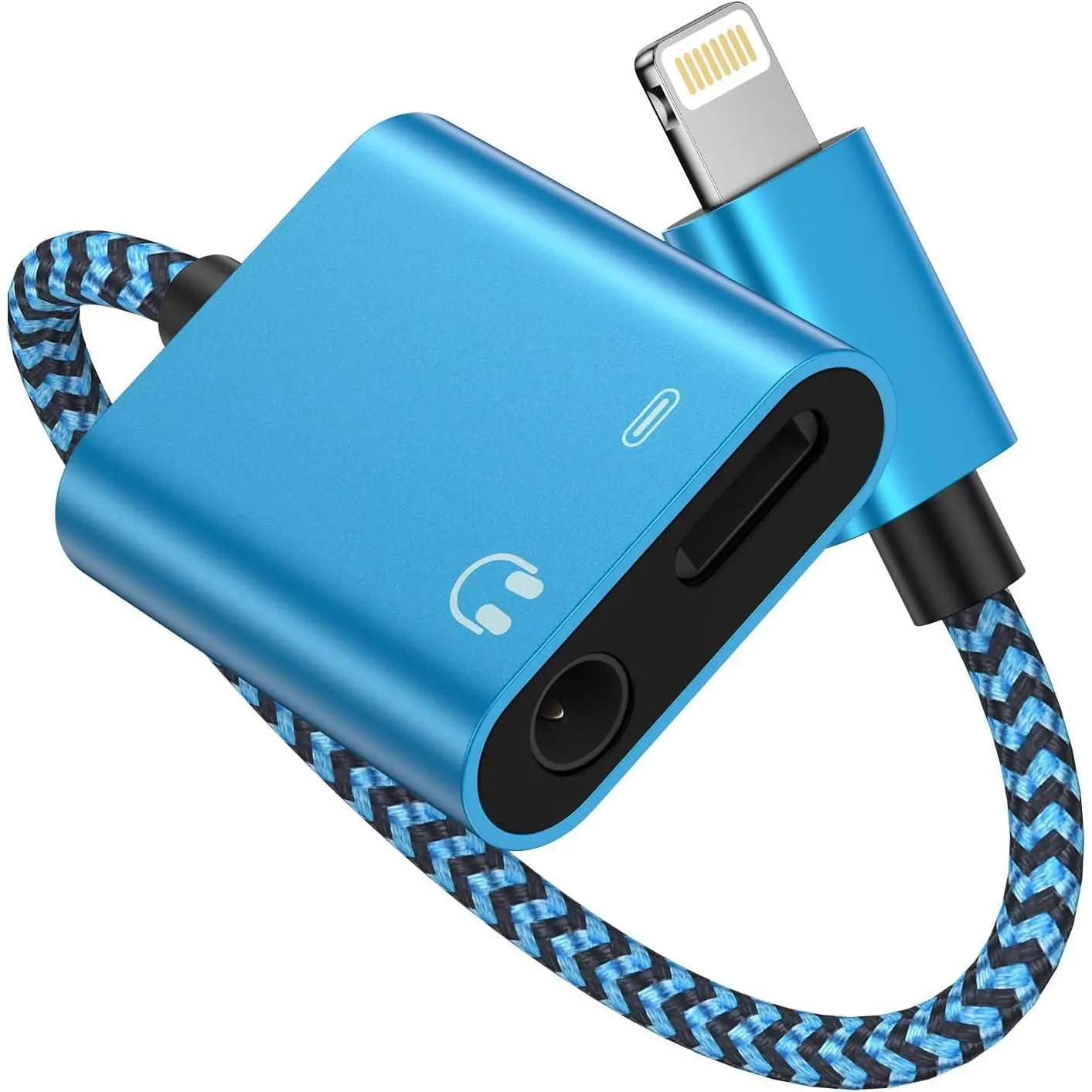 iPhone Headphone Adapter with Charge 2-in-1 Lightning to 3.5mm Female Aux| Audio Jack Dual Converter Mfi Certified Apple Dongle Splitter +Charger Adaptor for iPhone 14 Pro Max 13 12 11 XR XS iPad Mini