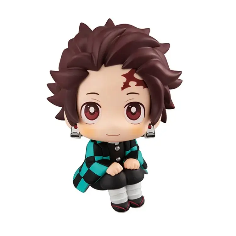 Demon Slayer Action Figures, Collectible PVC Plastic Toys with Nezuko, Tanjirou, Zenitsu, Inosuke, Kyoujurou, Kanawo Models, Desktop Ornaments, Gift for Anime Fans, Collectible Toys