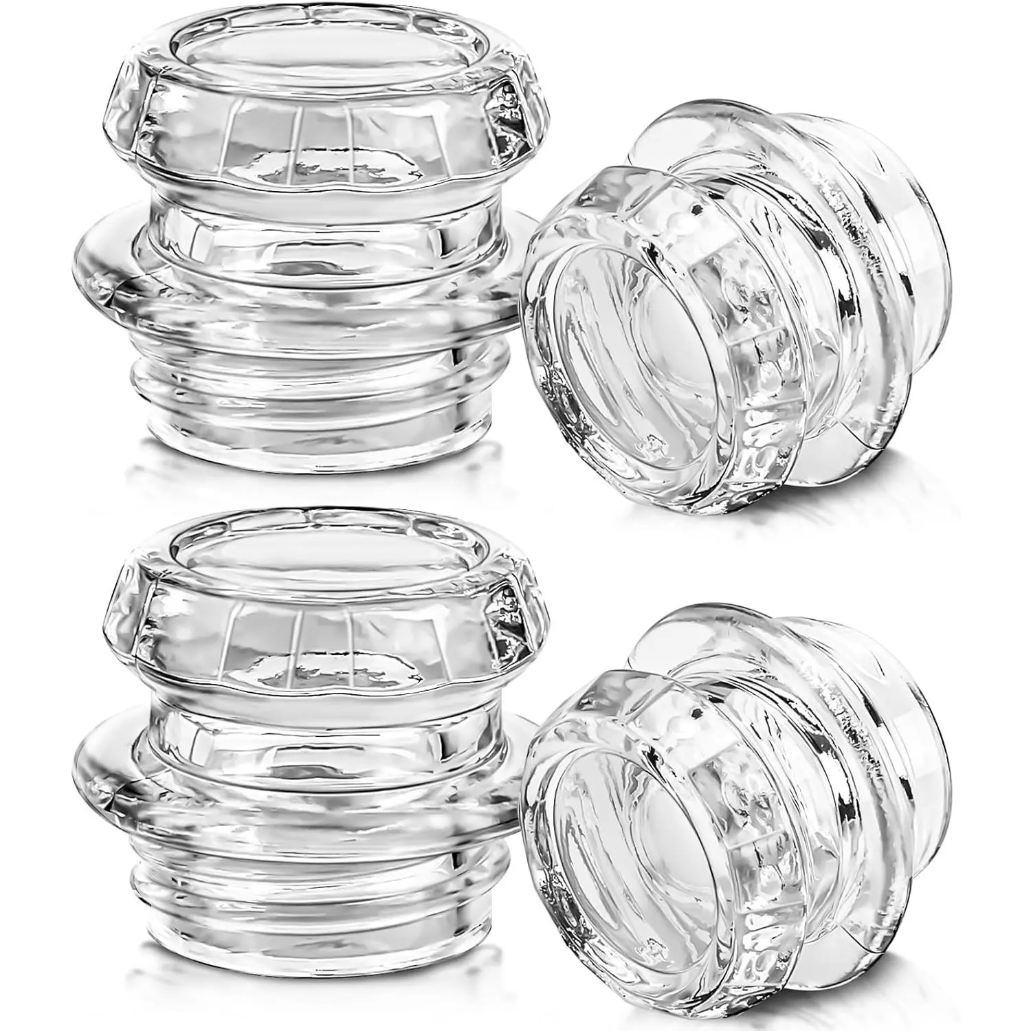Coffee Percolator Pot Glass Knob Top Replacement for Coleman, Coffee Filter Perculator Glass Top (4 Pack)