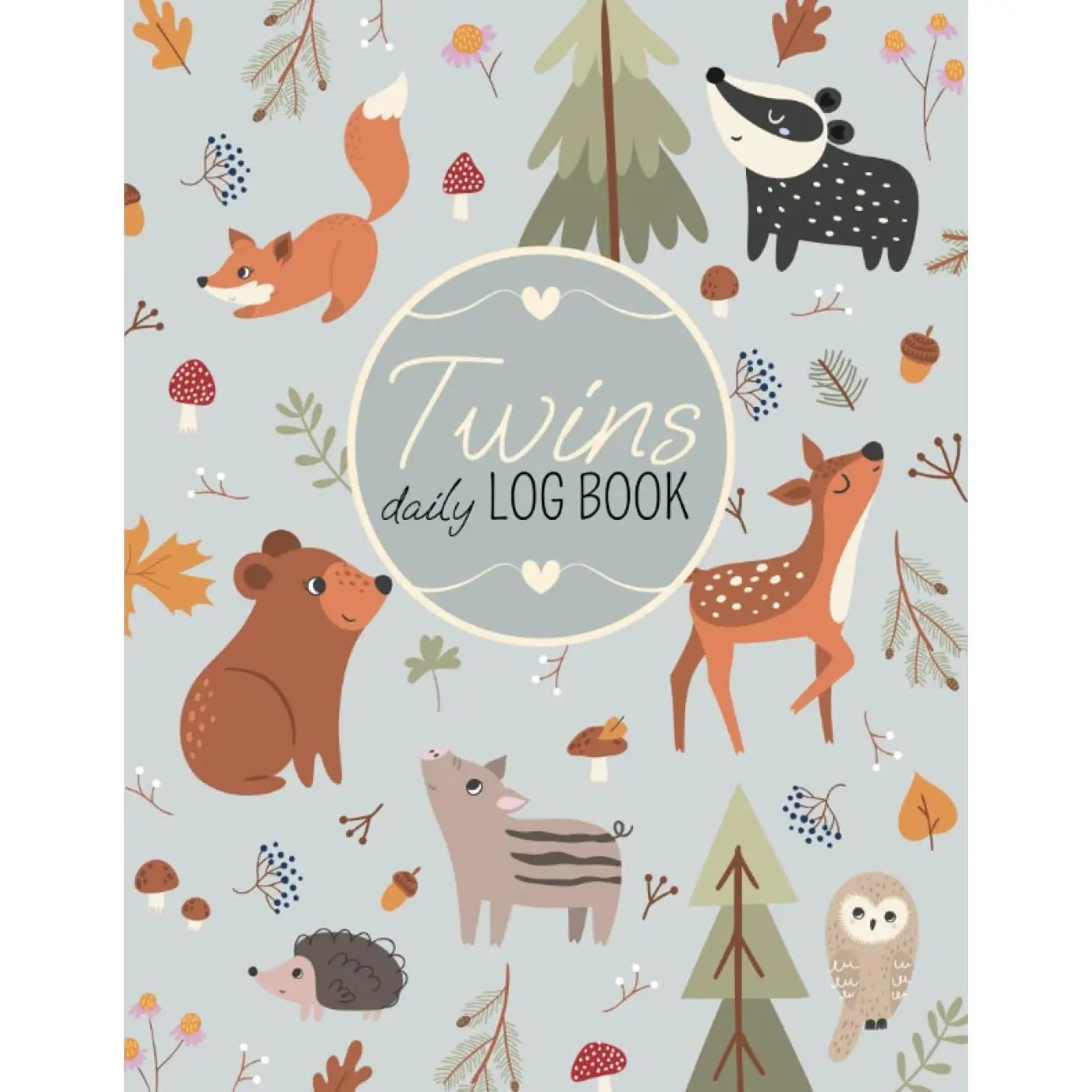 Twins Daily Log Book: Double Journal  For  To Record Feedings, Sleep Schedule, Diapers And Activities. Over 200 Pages - Paperback
