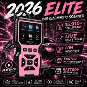 V519 Obd2 Scanner Diagnostic Tool, Check Engine Light Code Reader, I/m Readiness Test, Battery Voltage Check, Obdii/eobd for 1996+ Vehicles, Diagnostic Test Tools