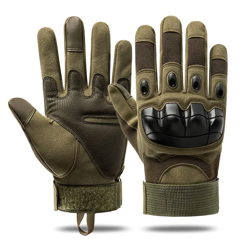 Breathable Full Finger Military‑Style Tactical Gloves for Men, Anti‑Slip Cut‑Proof Hand Protection, Heavy‑Duty Gear for Combat Practice, Biking & Wilderness Outdoor Adventures