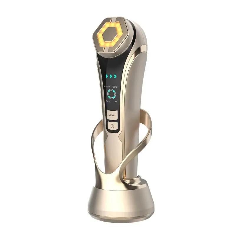 Facial Lifting RF Beauty Device, Home Facial Care Instrument, EMS Microcurrent Beauty Tool, Non-Button Cell Battery,  Lithium Battery