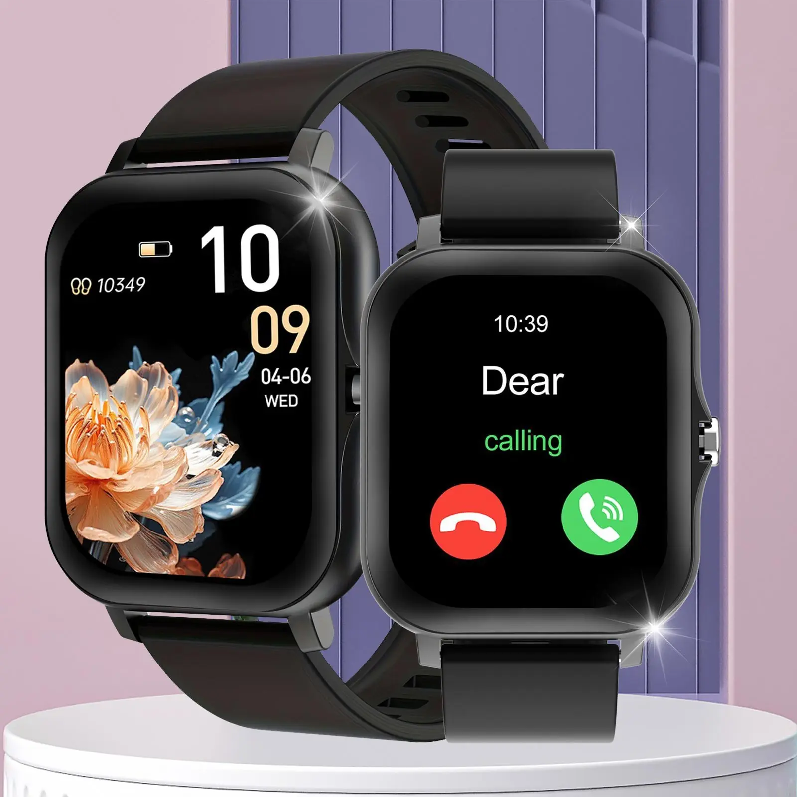 1.83 Inches Multifunctional Smartwatch, Bluetooth-compatible Calling, Wireless Sports Watch, Fitness Tracker, Analog-Digital Display, for Men & Women