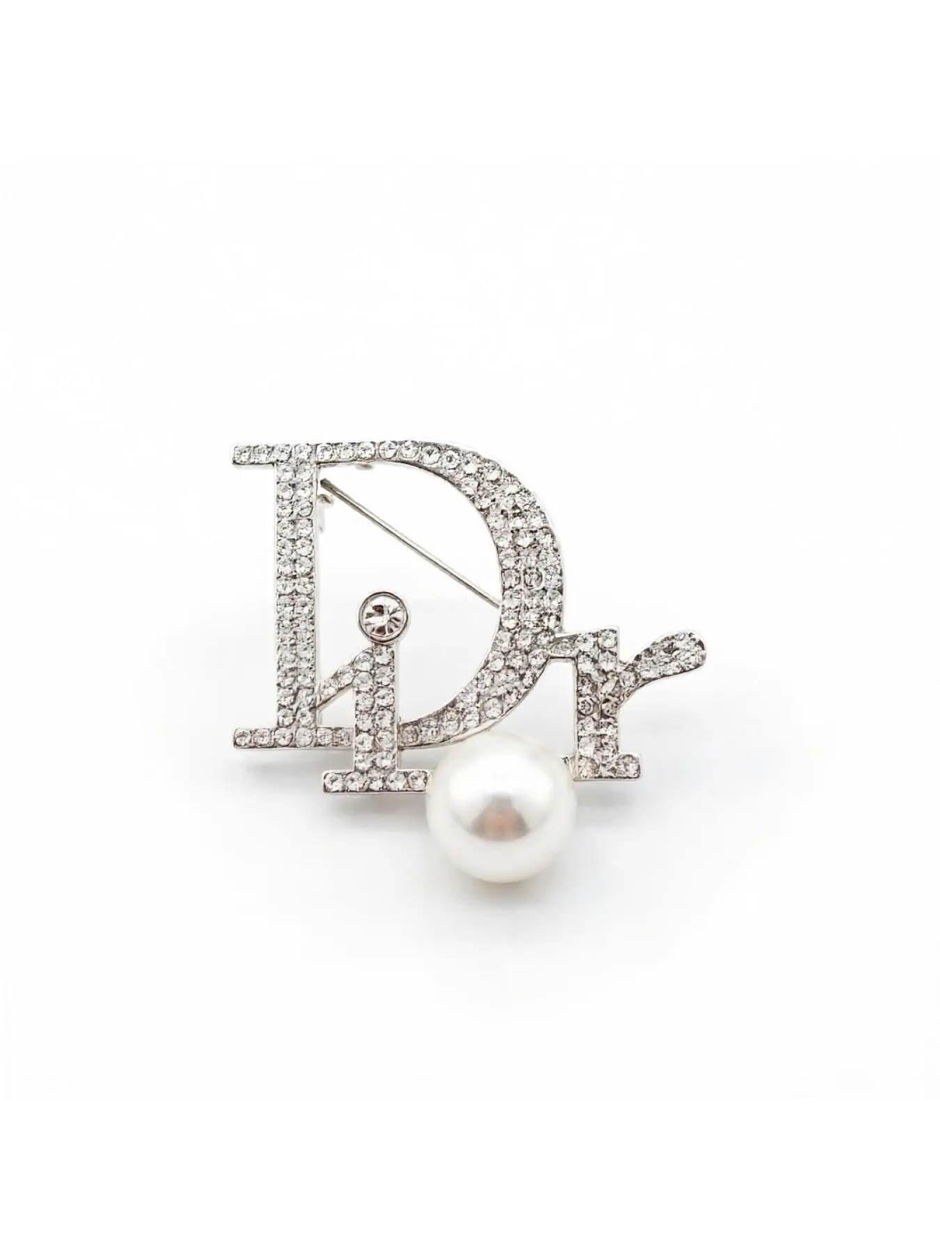 Elegant Letter Brooch for Women, Perfect for Suits and Dresses, Ideal Mother's Day Gift, Casual Style Accessory, Refined Design Pin