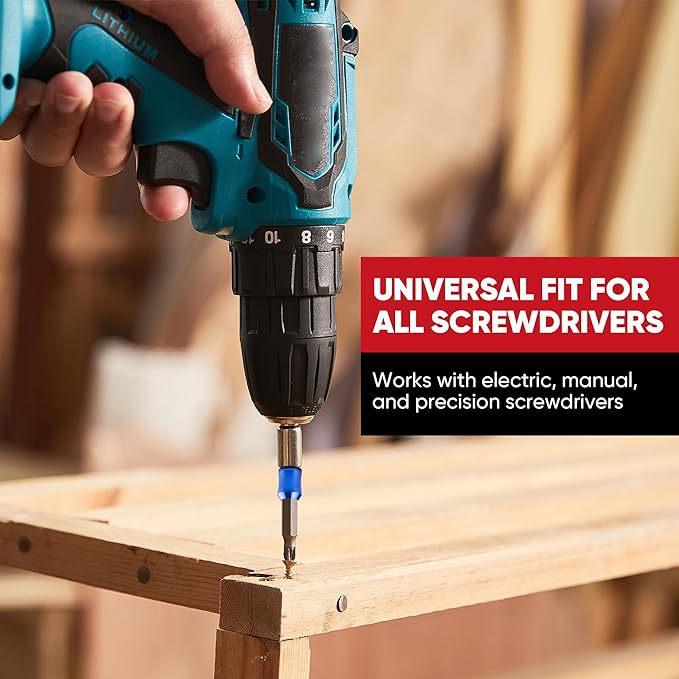 Aluminum Alloy Magneticizer Set: High-Hardness Demagnetizer, Strong Magnetic Adsorption Rings, for Screwdriver Bits and Electric Drill Bits