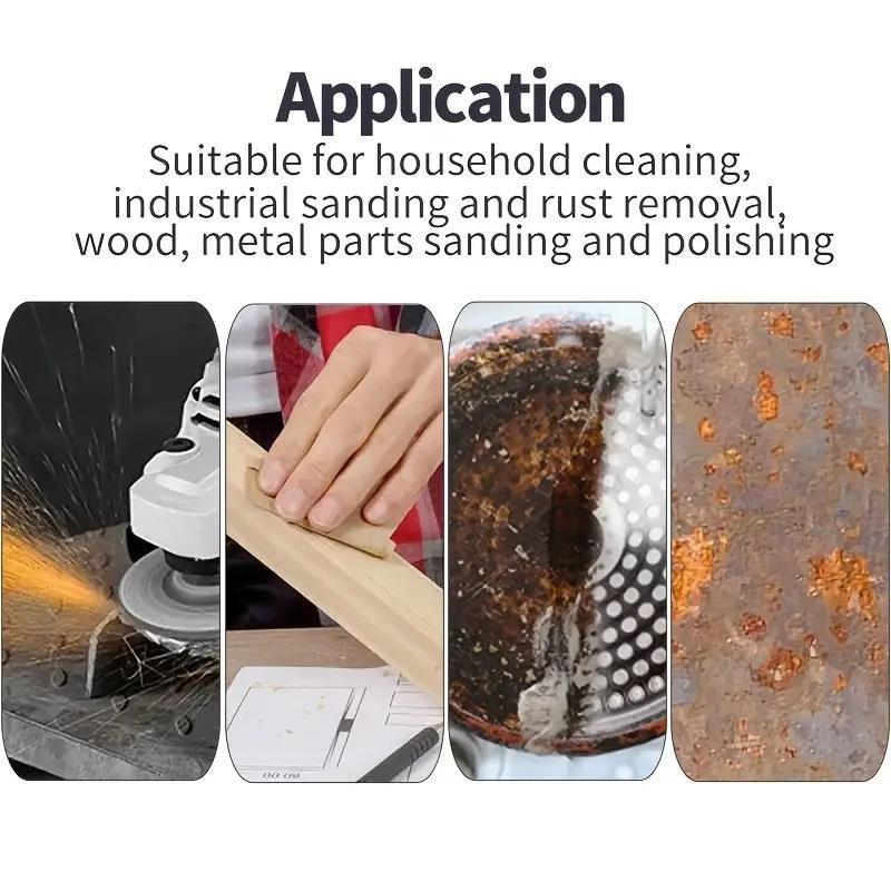 5/6 Piece Sanding Sponge Set, Coarse Medium Fine Abrasive Blocks, Washable Reusable for Metal Wood Glass, DIY Craft Supplies