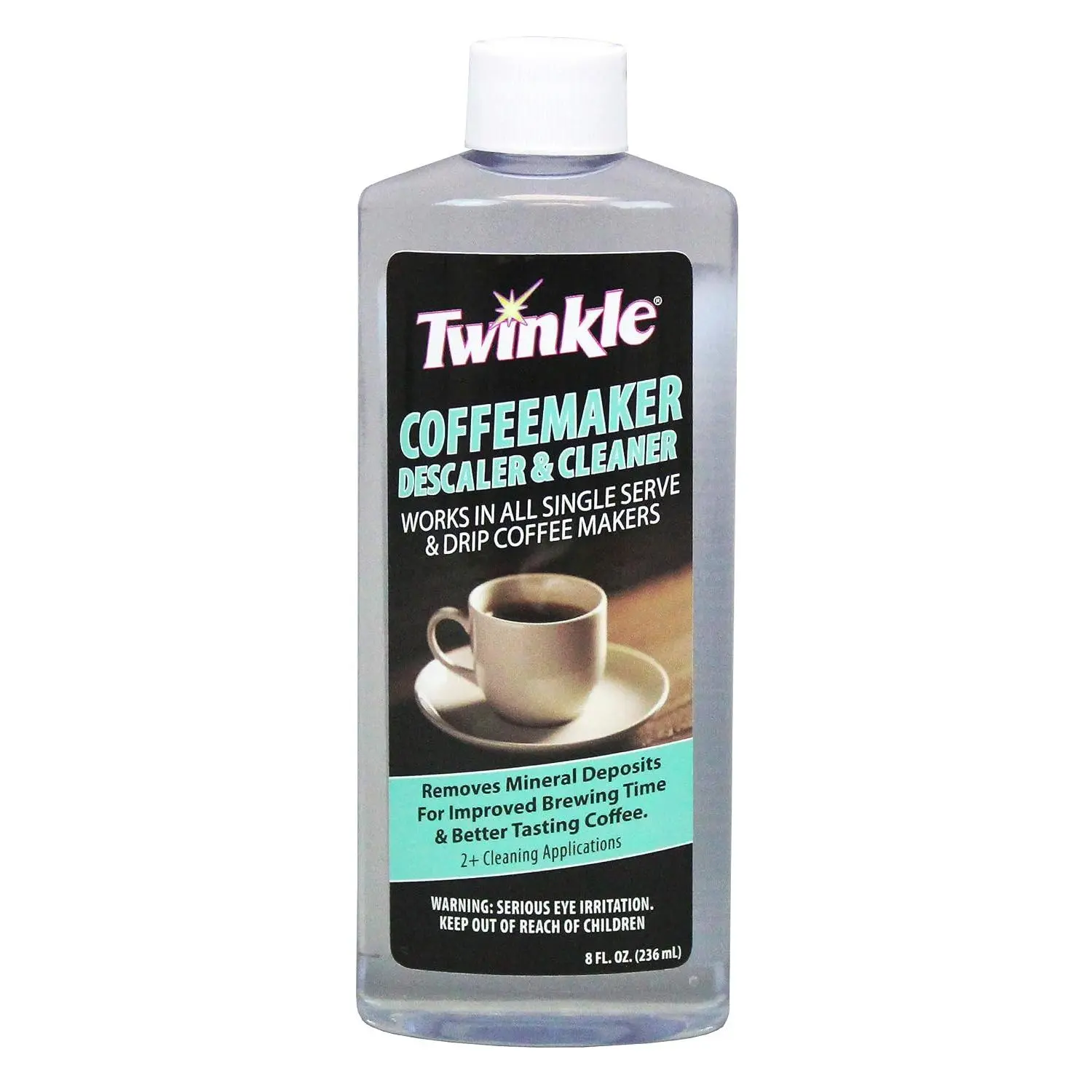 Product Title Coffee Maker Cleaner (8 Fl Oz.) - Automatic Drip & Single Serve Coffeemaker Descaler/Removes Mineral, Hard Water, Lime, & Calcium Deposits/Improves Brewing Time & Coffee Taste