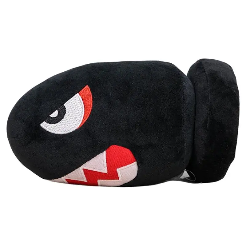 17cm (6.7in) Super Mario Bros Evil Bullet Bill Plush, Cool Soft Stuffed Doll, 1 Plush Toy for Gifting (Classic-Novelty Stress Relief Toy), 6.7 Inches, One Plush Toy