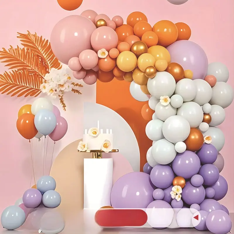 Arch-shaped balloon chain birthday party balloon decoration supplies