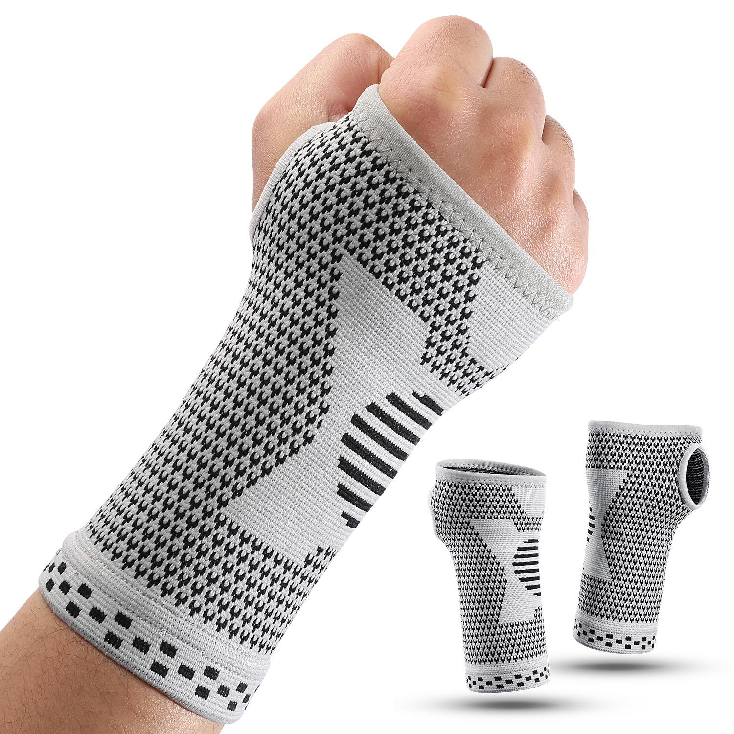 Sports wrist guard Fixed tendon sheath Sheath Weightlifting fitness wrist guard Sweat absorption Elastic pressure breathable anti-sprain protective gear