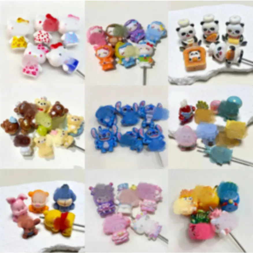 Tara-P36-Cartoon UV Plated Charms Beads