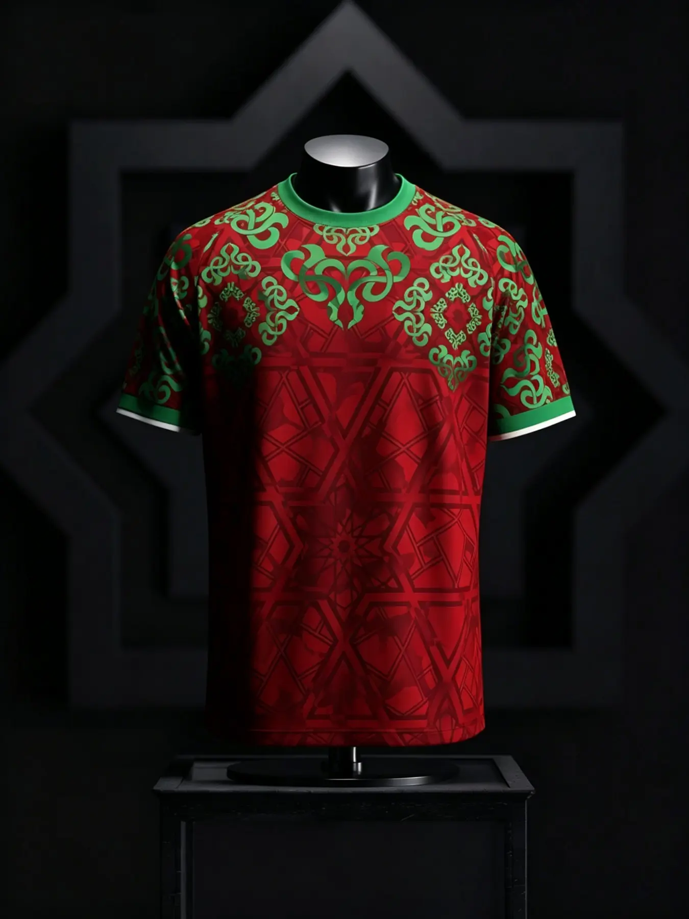 New Traditional Moroccan Football Jersey 2026 Short Sleeve Jersey – Sporty,Quick-Drying, Breathable,Casual Style, Special Edition for Football Fans