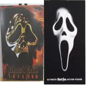 1/10 Scream KO Ghost Face Killer Articulated Action Figure Model Toy Statue Desktop Ornament Horror Movie Series Halloween Gifts