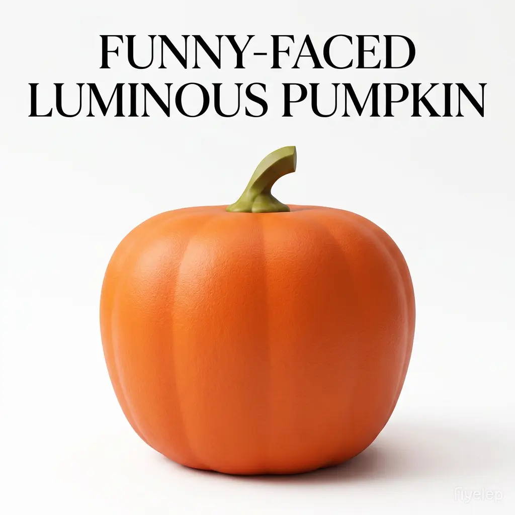 Creative Halloween Christmas Ornaments, Funny‑Faced Luminous Pumpkin Lanterns for Ghost Festival