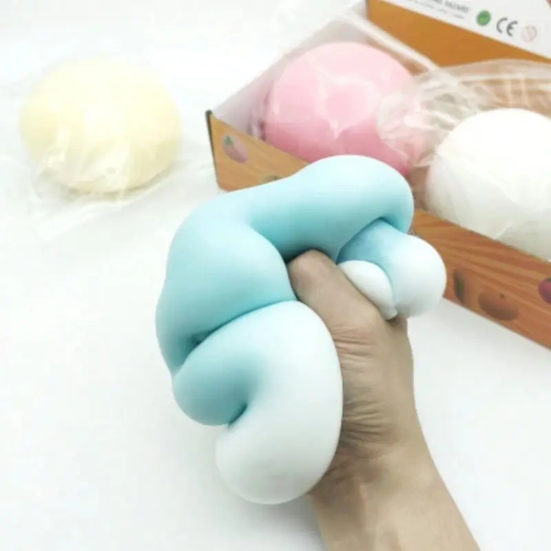 New Jumbo Fluid Cheese Ball Squishy Toy, Extra Large Slow Rebound Squeeze, Stress Relief Toy, Fun and Relaxing Sensory Play, Slow Rebound Squishies