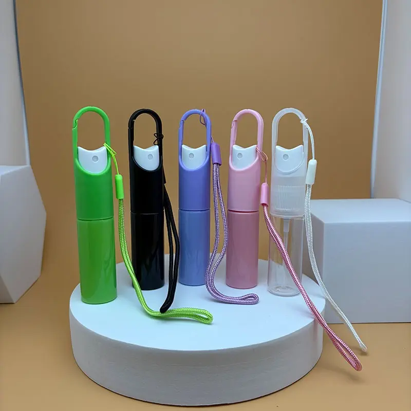 4-Pack 20ML Fine Mist Empty Spray Bottles, Refillable Travel Containers with Lanyard, Perfume Skincare Makeup Sprayer, Small Liquid Container