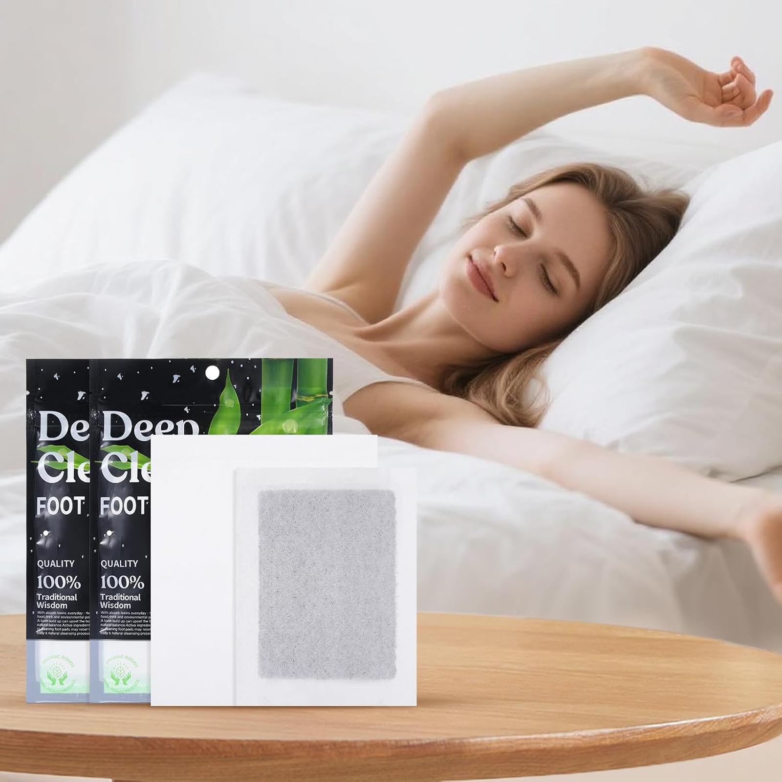 Detox Foot Pads,Good Night,Cleansing,StressRelief,Pain Relief Variants with Bamboo Vinegar,Bamboo Charcoal,Ginger & Mugwort.