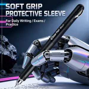 3/6pcs Mechanical Gear Theme Ballpoint Pens, 0.5mm Quick-Dry Ink, Smooth Writing, Ideal for Diaries, Office, School Supplies, Gift