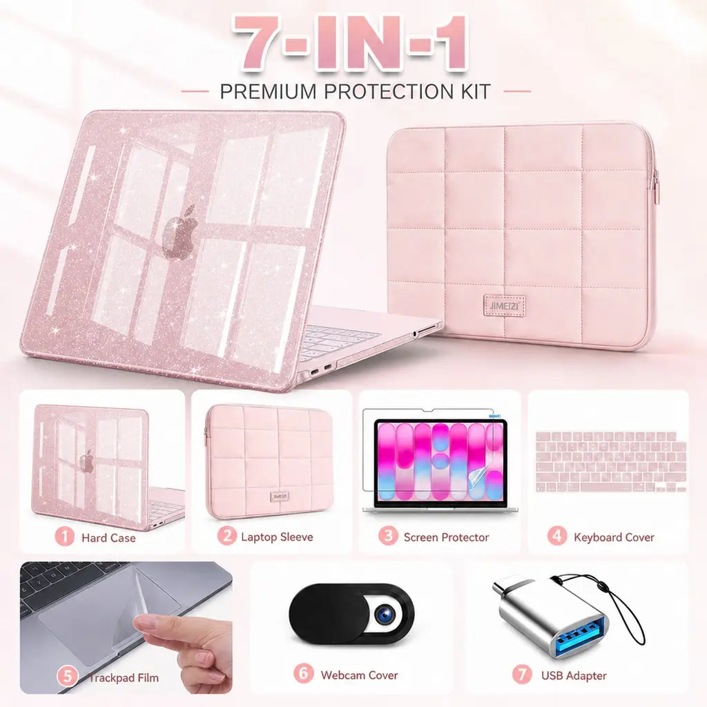 Skyfire Tc for Macbook Neo Case Durable Protective Cover 13 Inch 2026 Model A3404, Crystal Indigo, Crack & Scratch Resistant, Sturdy Hard Shell, MAC Neo Accessories