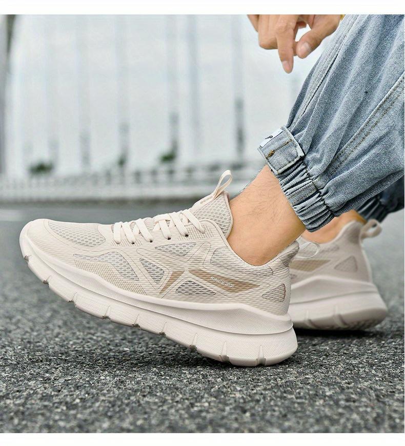 (New)2026 New Unisex Thick-Soled Breathable Running Shoes - Lightweight EVA Cushion,  "Poop Feel" Design, Black & White Colorway for Outdoor Casual Sports & Jogging, Foam Runner Shoes, Active Lifestyle, Sporty Look, Cushioned Sole, Athletic Footwear