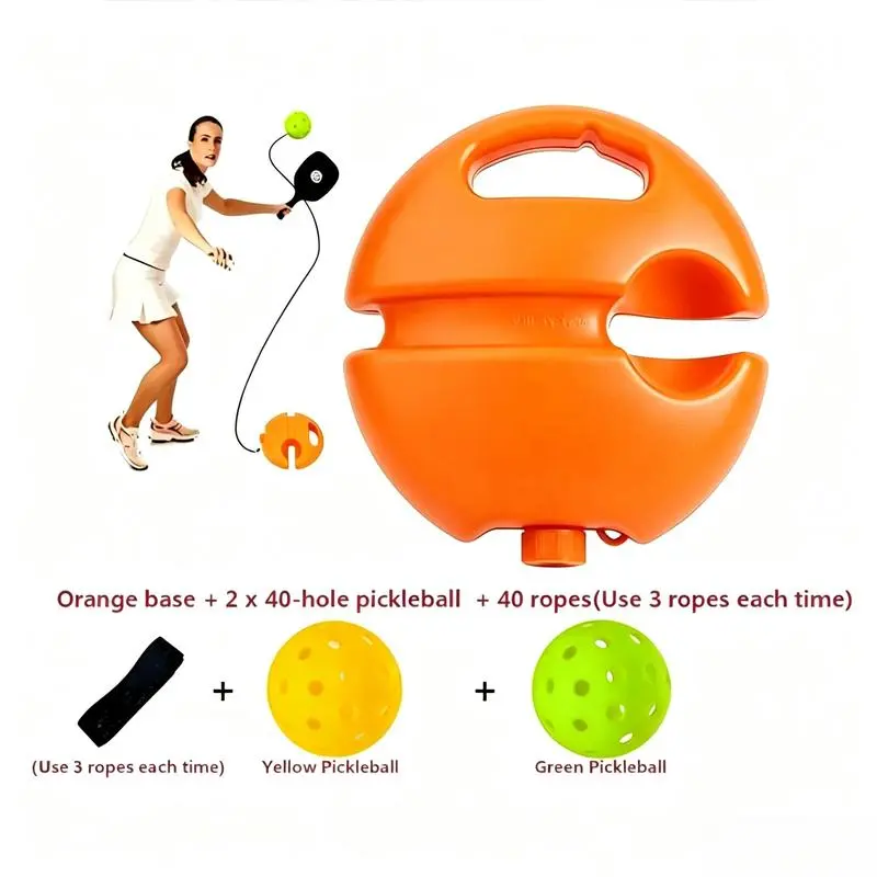 Pickleball Rebound trainer,Solo Pickleball Training, Pickleball Trainer With Rope, Pickleball Training Tools-Suitable For Indoor And Outdoor Pickleball Practice