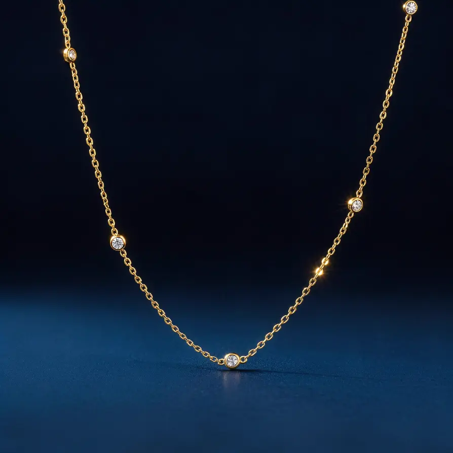 New European and American cross-border necklaces, high-end sweater chains, popular on Instagram, versatile necklaces, trendy accessories