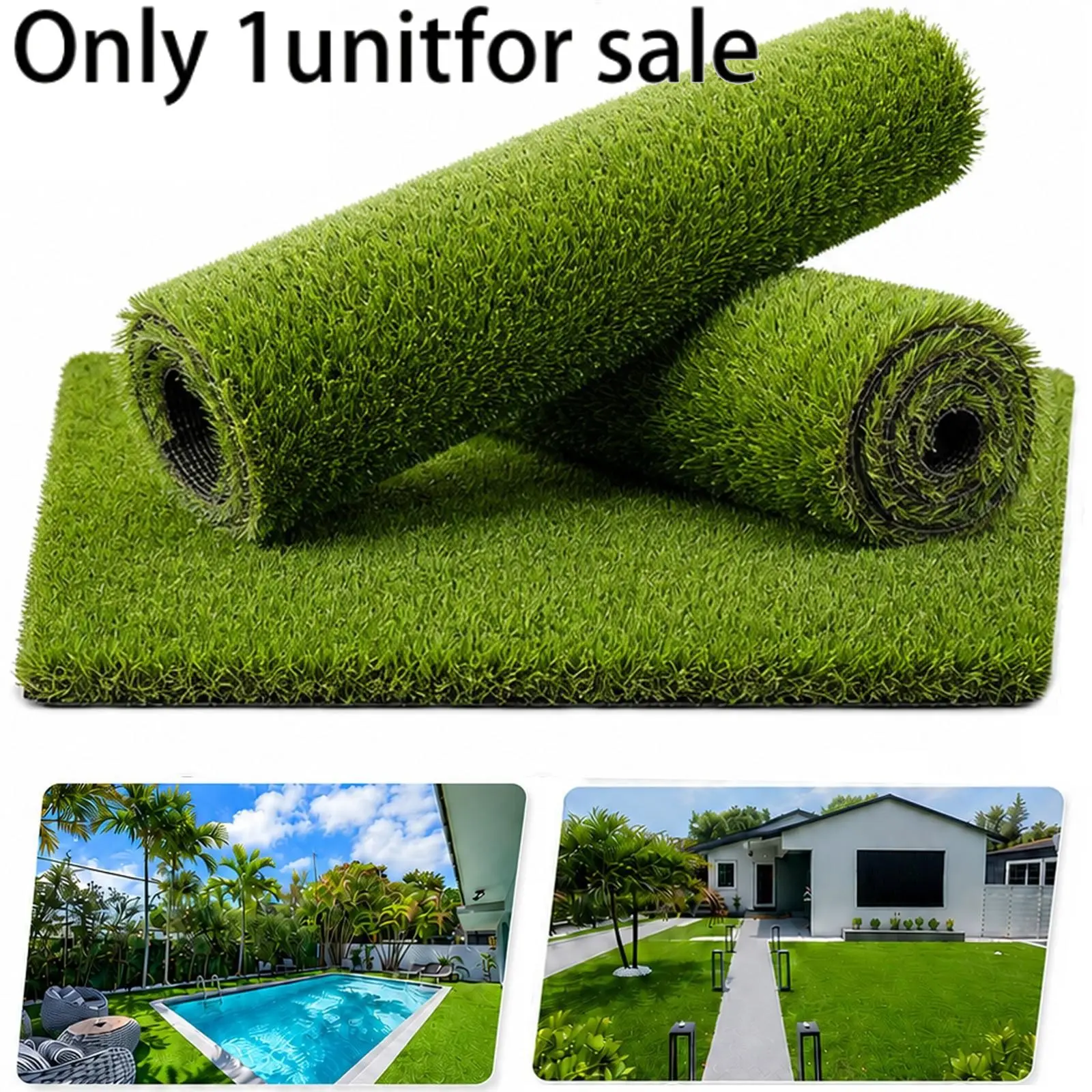 Artificial Grass Carpet, Plastic Lawn Mat, Interlocking Rug, Roof Installation, Landscape Greening, Durable Synthetic Turf, Easy Maintenance