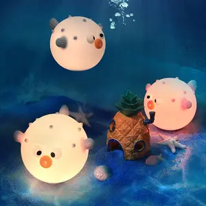 Cute Pineapple Design Night Light, USB Rechargeable Color Changing LED Emotion Light, Novelty Lighting for Home Bedroom & Game Room Decor