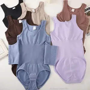 2026 New Bodysuit Shapewear with Zipper Belt Women Tummy Control   Body Shaper Waist Trainer Slimming Cincher Corset Tops