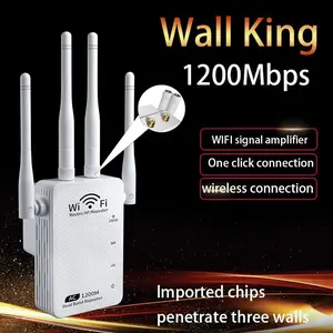 WiFi Signal Booster Repeater, Wireless Network Extender, 2.4/5gbps Speed, Ethernet Port, Power Supply, Covers 3000+ Sq Ft, Supports 60 Devices, WiFi Extenders Signal Booster For Home