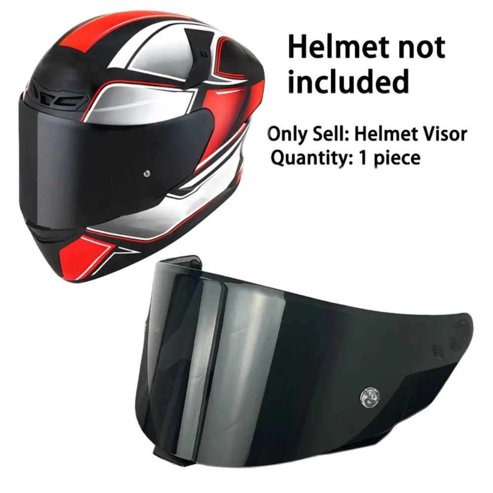 KYT TT COURSE Shield Replacement for TTC TT-Course Helmet Visor Lens Moto Helmet Accessories（Anti-fog stickers can be installed.）